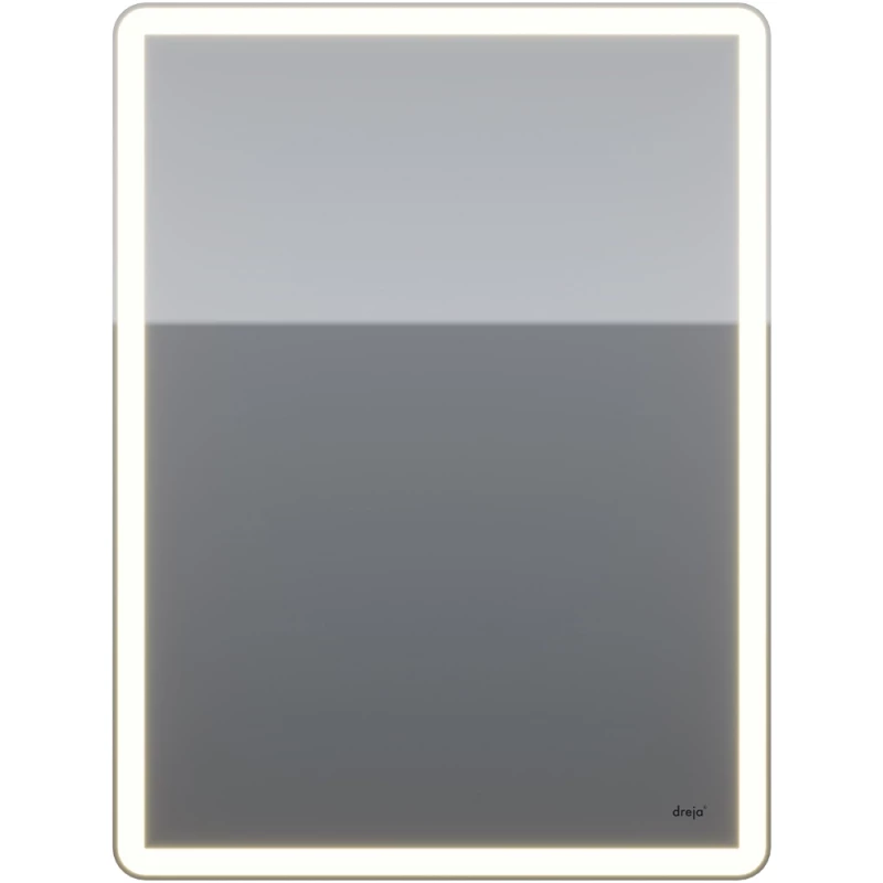 Зеркальный шкаф 60x80 см белый глянец R Dreja Point 99.9032