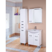 Комплект мебели белый глянец 71,5 см Onika Балтика 107025 + 1WH207776 + 206701