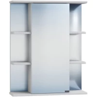 Зеркальный шкаф 55x70,5 см белый глянец Санта Герда 101020