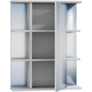 Изображение товара зеркальный шкаф 55x70,5 см белый глянец санта герда 101020