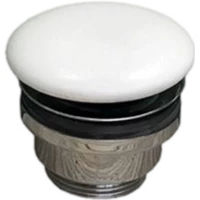 Донный клапан для раковины GSG PILTONUNIAR001 универсальный, белый матовый