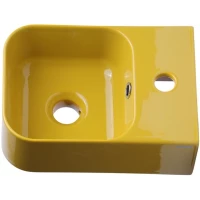 Раковина Plumberia Selection IXO XO2535FSN 25x35 см, рукомойник, желтый глянец