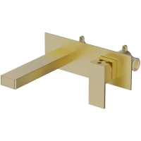 Смеситель для раковины Timo Selene 2071/17SM встраиваемый, золотой матовый