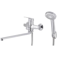 Смеситель для ванны Viko V-6715 универсальный, с душевым гарнитуром, хром