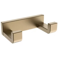 Крючок Abber Westen AA1750G двойной, для ванны, золотой матовый