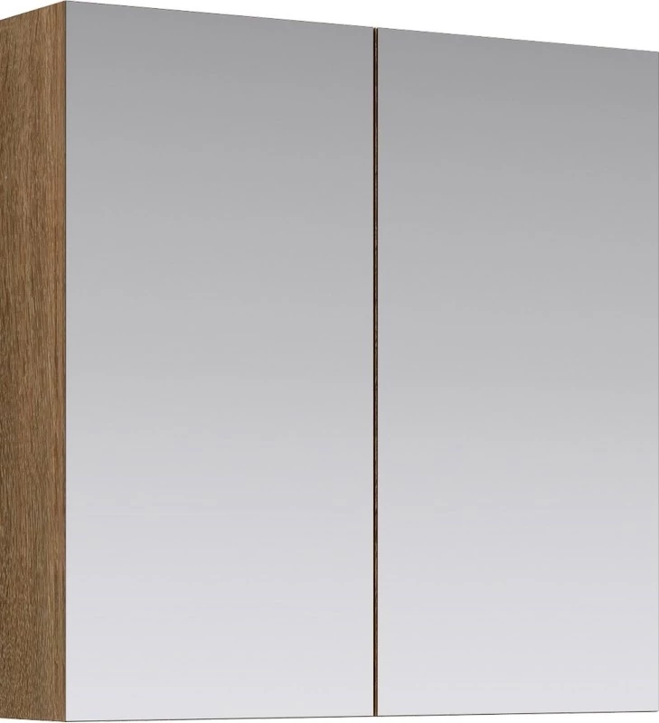 Зеркальный шкаф 70x70 см дуб сонома Aqwella MC.04.07/DS