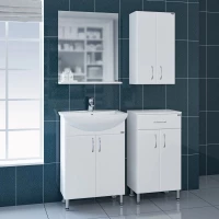 Комплект мебели белый глянец 60 см Санта Грация 201019 + GPACIYA60 + 101201