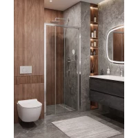 Душевая дверь Cezares Molveno MOLVENO-BF-3-90-C-Cr-IV 90 см, профиль хром, стекло прозрачное