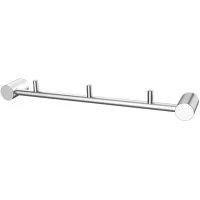 Планка с крючками IDDIS Petite PETSSS3i41 для ванны, матовый хром