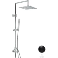 Душевая стойка Emmevi C02595ENEO 250 мм, черный матовый