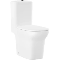 Унитаз-компакт Lavinia Boho Bristol 3305202R + 33053030 + 33290500 безободковый, с сиденьем микролифт, белый