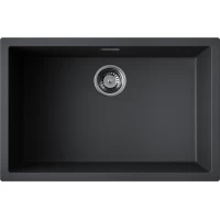 Кухонная мойка Omoikiri Tetogranit Yamakawa 75T-U/I-BL 4993437 75,6x45,6 см, черный