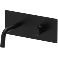 Смеситель для раковины Paffoni Jo JO106NO встраиваемый, без донного клапана, черный матовый