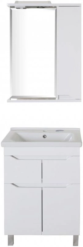 Комплект мебели белый 60,5 см ASB-Mebel Бари SET/9605/22336/9600 - фото 2