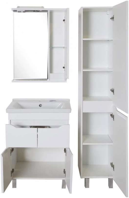 Комплект мебели белый 60,5 см ASB-Mebel Бари SET/9605/22336/9600 - фото 3