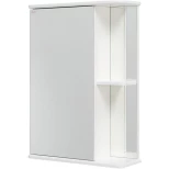 Изображение товара зеркальный шкаф 50x71,2 см белый глянец l/r onika карина 205012