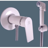 Гигиенический душ Rav Slezak Colorado CO147/1BC со смесителем, хром/белый глянец