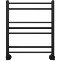 Полотенцесушитель водяной Aquatek Вега П7 AQ DR0760BL 600x530, черный матовый