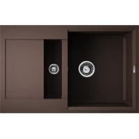Кухонная мойка Omoikiri Tetogranit Sakaime 78-2-DC 4993198 78x50 см, темный шоколад