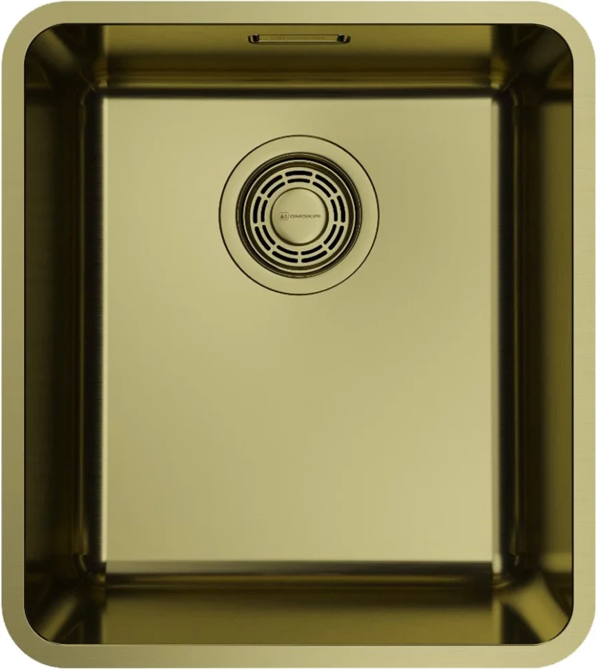 Кухонная мойка Omoikiri Omi 37-U/I-LG Ultra светлое золото 4997400