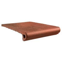 Ступень Клинкер Gres Aragon Antic Marron Peldano Redondeado 33 32.5х33