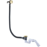 Слив-перелив для ванны Boheme 631-G автомат с наполнением, золотой