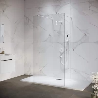 Неподвижная перегородка 118,3 см RGW WA-016W Walk-in 35101612-15 прозрачное