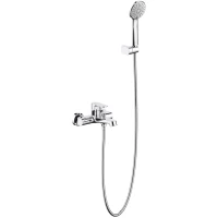 Смеситель для ванны Aquatek Оберон AQ1249CR с душевым гарнитуром, хром