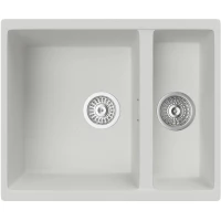 Кухонная мойка PEZARO PZG.335.155.400-07.ICE 55,5x46 см, белый