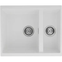 Кухонная мойка PEZARO PZG.335.155.400-07.ICE 55,5x46 см, белый