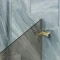 Шторка на ванну MaybahGlass MGV-651-3 70,5 см, профиль золотой матовый, стекло бронза - 5