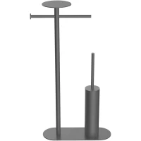 Комплект для туалета Boheme Venturo 10953-GM напольный, графит матовый