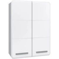 Шкаф двустворчатый 60x81 см белый Runo Эрика 00-00001131