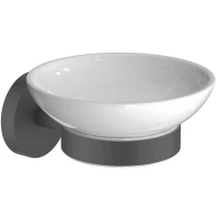 Мыльница Aquatek Бетта AQ4603MB настенная, черный матовый