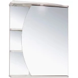 Изображение товара зеркальный шкаф 60x75 см белый r runo линда 00000001082