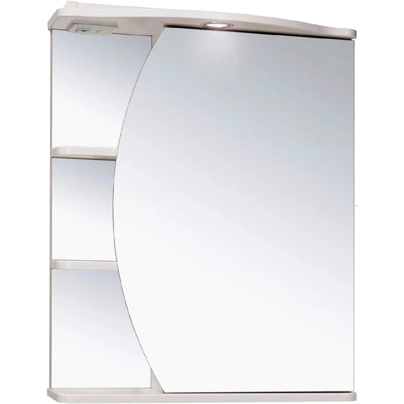 Зеркальный шкаф 60x75 см белый R Runo Линда 00000001082
