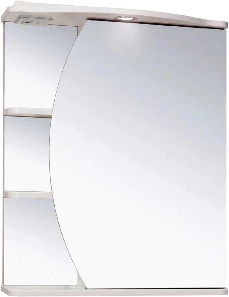 Зеркальный шкаф 60x75 см белый R Runo Линда 00000001082 как читать хроники акаши полное практическое руководство хау линда