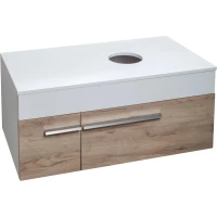 Тумба дуб крафт/белый 85 см Runo Вудлайн 00-00001344