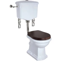 Унитаз напольный Migliore Bella 30319 с низким бачком, белый, фурнитура хром