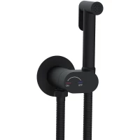 Гигиенический душ WeltWasser Higi R01 BL 10000013652 CoolStart, со смесителем, черный матовый