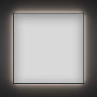 Зеркало 60x60 см черный матовый Wellsee 7 Rays’ Spectrum 172200350