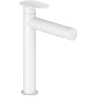 Смеситель для раковины Ravak Spring SG 014.10WHM X070566 без донного клапана, белый матовый