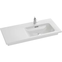 Подвесная раковина столешница для установки на мебель 100x46 см Jacob Delafon Vox EXAD112-Z-00