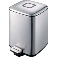 Мусорное ведро Boheme 10948-C 7л, с педалью, нержавеющая сталь