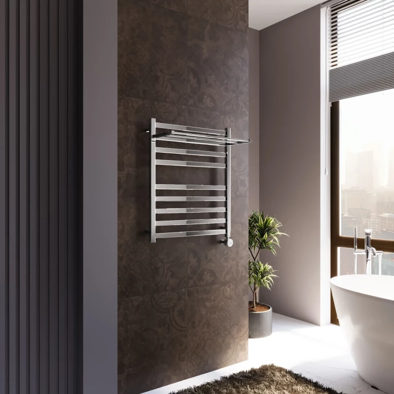 Полотенцесушитель электрический Grota Comfort 4650186715807 750x630, ТЭН левый/правый, хром Полотенцесушитель электрический Grota Comfort 4650186715807 750x630, ТЭН левый/правый, хром