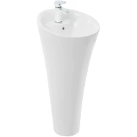 Раковина WeltWasser Leerbach 4141 GL-WT 10000008707 41x41 см, напольная, белый