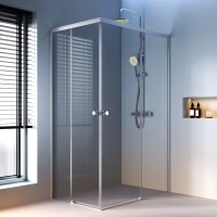 Душевой уголок 118,4x78,4 см Am.Pm X-Joy W94G-403-12080-MT прозрачное