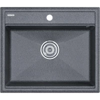 Кухонная мойка Paulmark Stepia PM115951-DG 59x51 см, графит