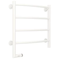 Полотенцесушитель электрический 500x500 белый матовый МЭМ левый Сунержа Галант 2.0 30-5200-5050