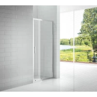 Душевая дверь раздвижная Cezares Eco 110 см прозрачное стекло ECO-O-BF-1-110-C-Cr